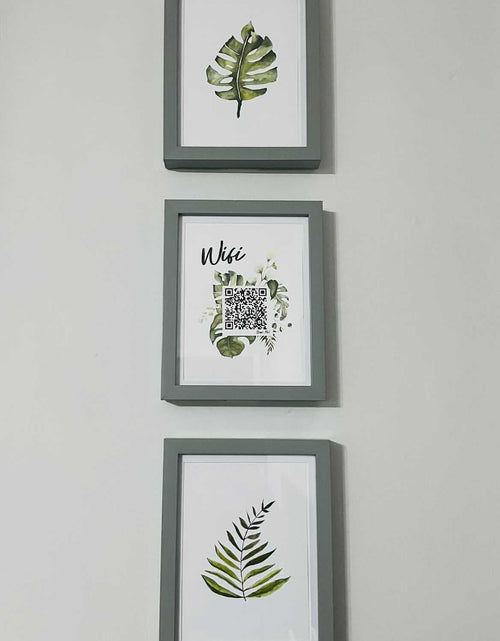 Load image into Gallery viewer, Wifi Greenery Scan Me! Wifi QR Scan Home Wall Decor Print by WinsterCreations™ Official Store
