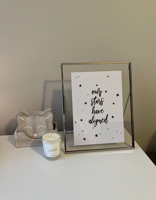 Load image into Gallery viewer, Our Stars Have Aligned Home Inspirational Wall Decor Quote Print by WinsterCreations™ Official Store

