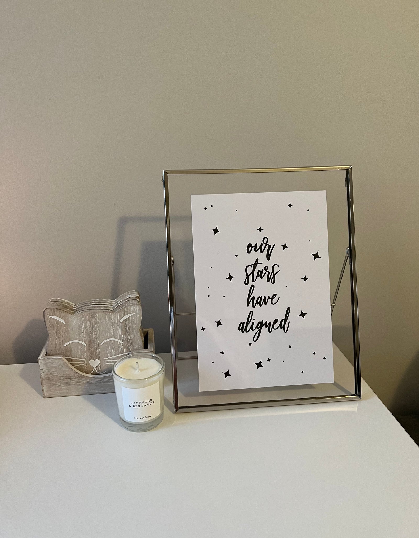 Our Stars Have Aligned Home Inspirational Wall Decor Quote Print by WinsterCreations™ Official Store