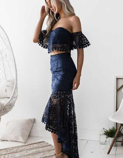 Load image into Gallery viewer, Ladies Casual Fashion Lace Suit Dress by BlakWardrob

