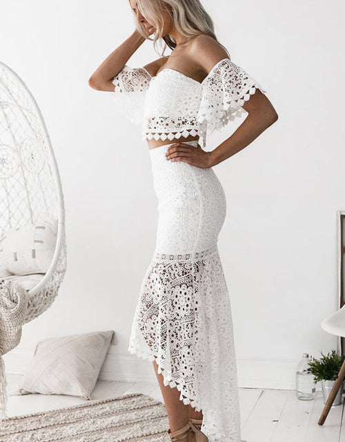 Load image into Gallery viewer, Ladies Casual Fashion Lace Suit Dress by BlakWardrob

