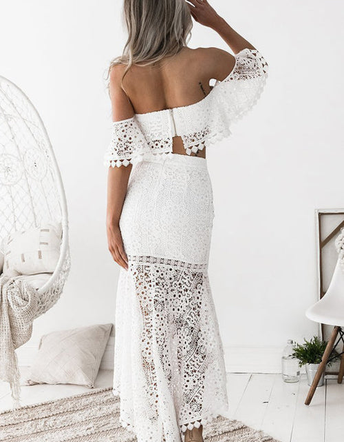 Load image into Gallery viewer, Ladies Casual Fashion Lace Suit Dress by BlakWardrob
