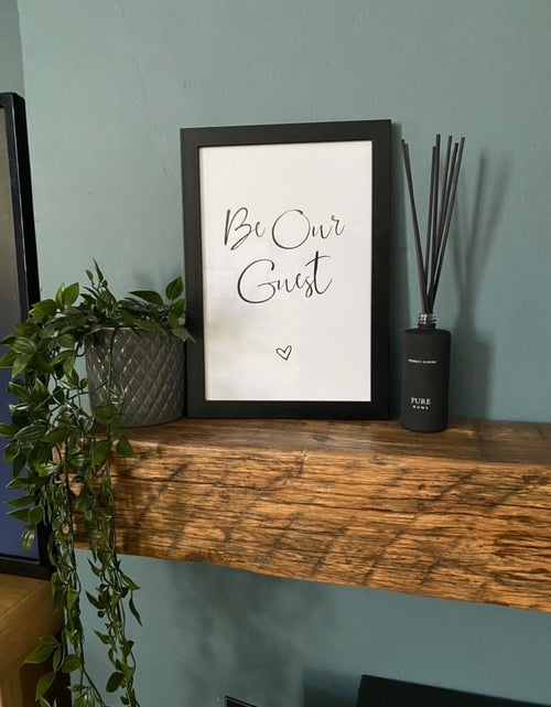 Load image into Gallery viewer, Be Our Guest Love Heart Bedroom Guest Room Wall Decor Print by WinsterCreations™ Official Store
