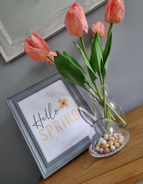 Load image into Gallery viewer, Hello Spring Yellow Floral Flower 2022 Spring Seasonal Wall Home Decor Print by WinsterCreations™ Official Store
