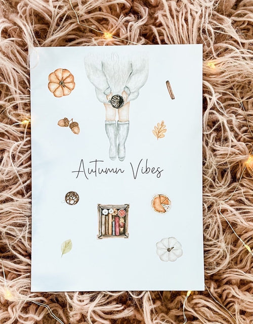 Load image into Gallery viewer, Autumn Vibes Autumn Seasonal Wall Home Decor Print by WinsterCreations™ Official Store
