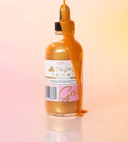 "24K Gold Glow" Body Oil by AMINNAH