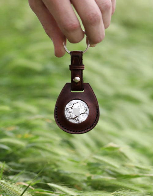 Load image into Gallery viewer, Leather Apple Air Tag Holder by Lifetime Leather Co
