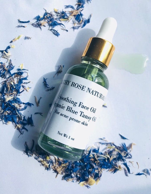 Load image into Gallery viewer, Organic Blue Tansy Face Oil by KathyRoseNaturals
