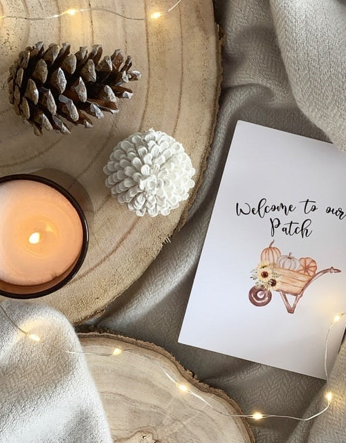 Load image into Gallery viewer, Welcome To Our Patch New Autumn 2021 Seasonal Wall Home Decor Print by WinsterCreations™ Official Store
