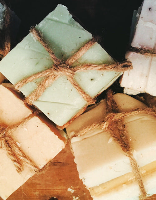 Load image into Gallery viewer, Soap on the Go! Organic Handmade Mini Soap Bars. Travel pack by Sweet Harvest Farms
