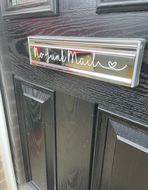 Load image into Gallery viewer, Custom Made Front Door Letterbox Label Letter Box Vinyl Sticker by WinsterCreations™ Official Store
