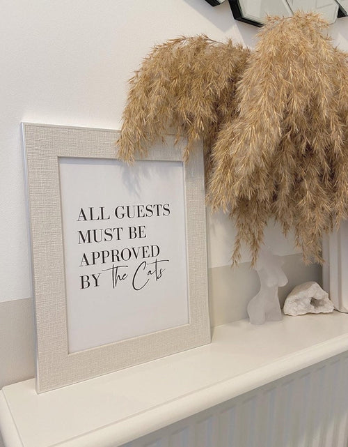 Load image into Gallery viewer, All Guests Must Be Approved By The Cats Animal Wall Decor Simple Print by WinsterCreations™ Official Store
