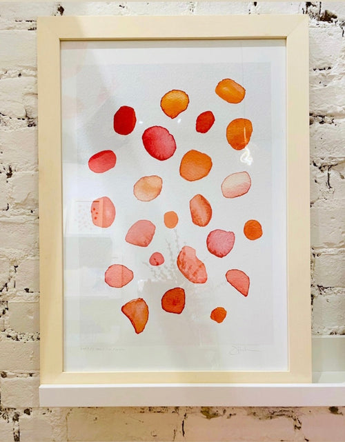 Load image into Gallery viewer, Art Print:  Rose Petals on Snow by India &amp; Purry
