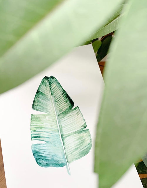 Load image into Gallery viewer, Tropical Summer Leaf 2 Summer Seasonal Wall Home Decor Print by WinsterCreations™ Official Store
