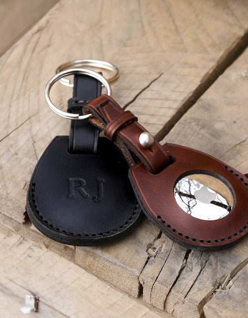 Load image into Gallery viewer, Leather Apple Air Tag Holder by Lifetime Leather Co
