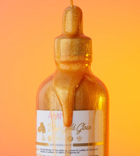 "24K Gold Glow" Body Oil by AMINNAH