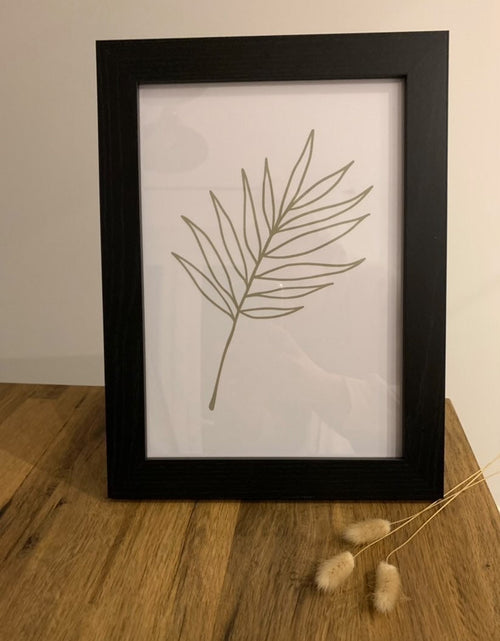 Load image into Gallery viewer, Boho Palm Leaves 2022 Boho Hippie Simple Home Wall Decor Print by WinsterCreations™ Official Store

