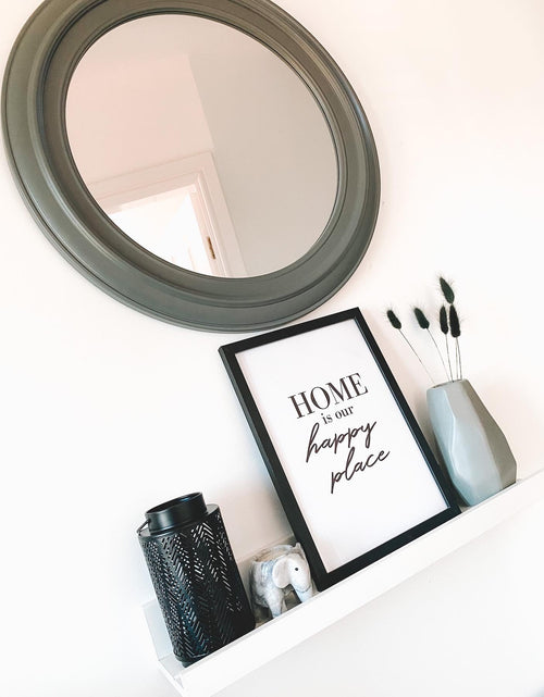 Load image into Gallery viewer, Home Is Our Happy Place Simple Home Wall Decor Print by WinsterCreations™ Official Store
