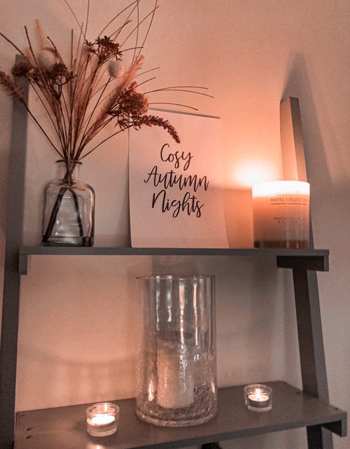 Load image into Gallery viewer, Cosy Autumn Nights Autumn Seasonal Wall Home Decor Print by WinsterCreations™ Official Store

