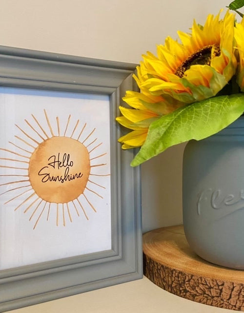 Load image into Gallery viewer, Hello Sunshine Sun Summer Seasonal Wall Home Decor Print by WinsterCreations™ Official Store
