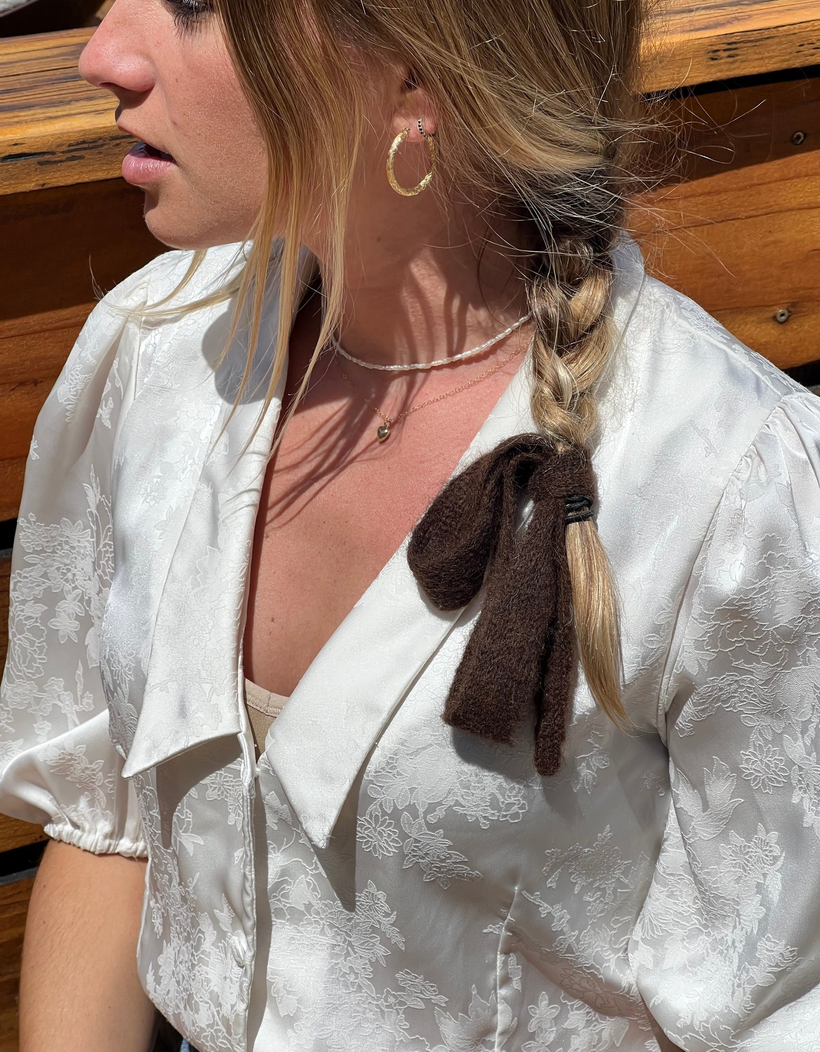 Dainty Heart Necklace by Urth and Sea