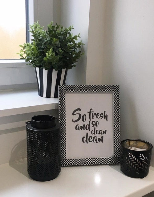 Load image into Gallery viewer, So Fresh And So Clean Clean Bathroom Wall Decor Print by WinsterCreations™ Official Store
