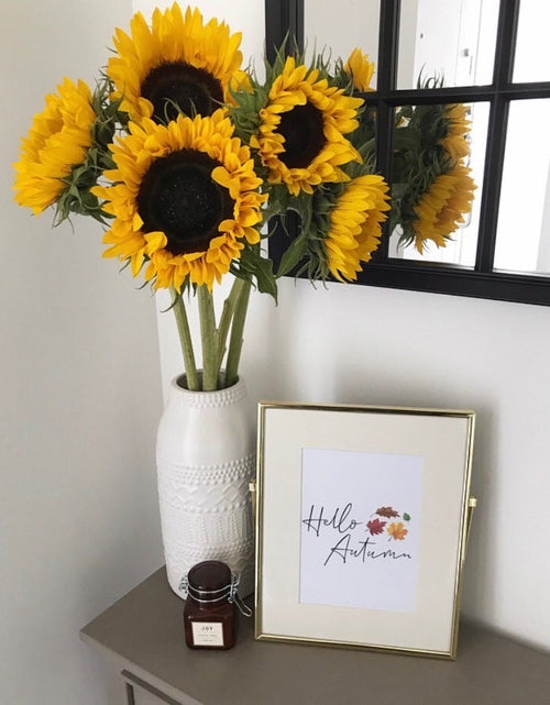 Load image into Gallery viewer, Hello Autumn Leaves Autumn Seasonal Wall Home Decor Print by WinsterCreations™ Official Store
