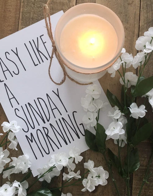 Load image into Gallery viewer, Easy Like Sunday Morning Simple Home Wall Decor Print by WinsterCreations™ Official Store
