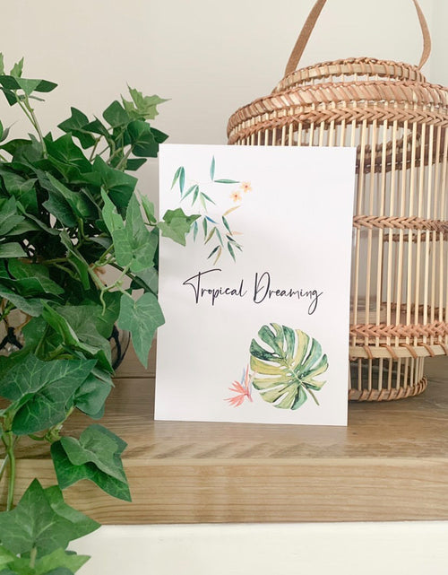 Load image into Gallery viewer, Tropical Dreaming Summer Seasonal Wall Home Decor Print by WinsterCreations™ Official Store
