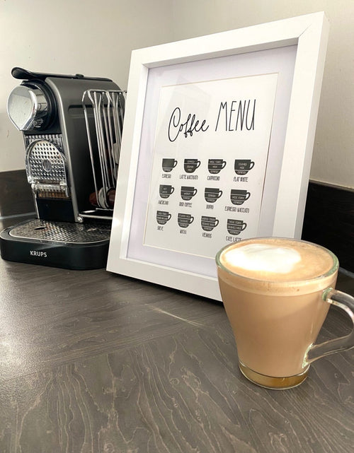 Load image into Gallery viewer, Coffee Menu Kitchen Simple Wall Home Decor Print by WinsterCreations™ Official Store
