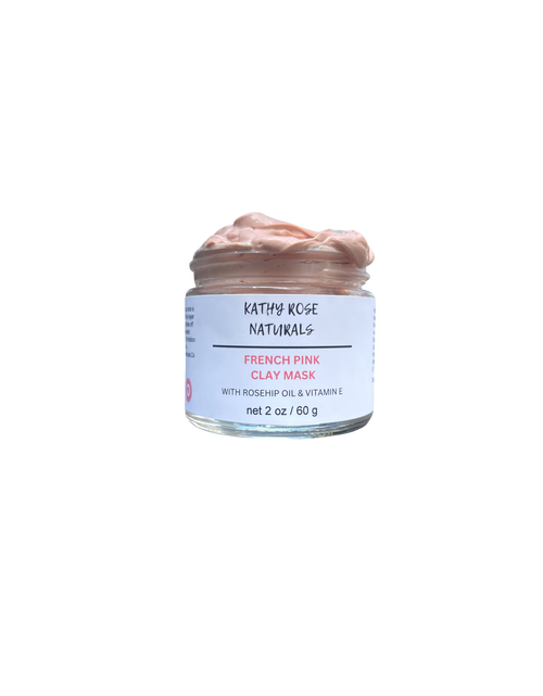 Load image into Gallery viewer, Pink Rose Clay Mask by KathyRoseNaturals
