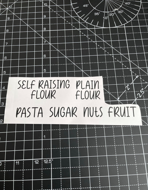 Load image into Gallery viewer, Sugar Font Personalised 1.5cm Tall Kitchen Pantry Labels Stickers by WinsterCreations™ Official Store
