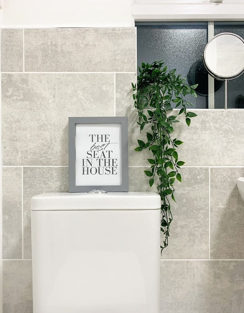 Load image into Gallery viewer, The Best Seat In The House Bathroom Wall Decor Home Print by WinsterCreations™ Official Store
