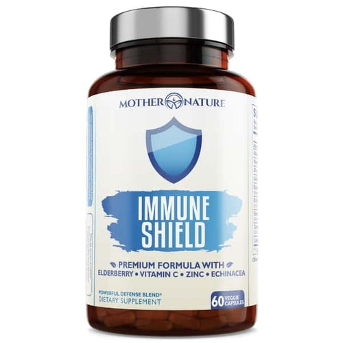 Load image into Gallery viewer, Immune Support Elderberry Capsules by Mother Nature Organics
