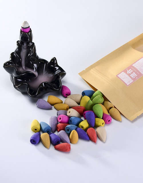 Load image into Gallery viewer, 20pcs/Bag Incense Backflow Cones by incenseocean
