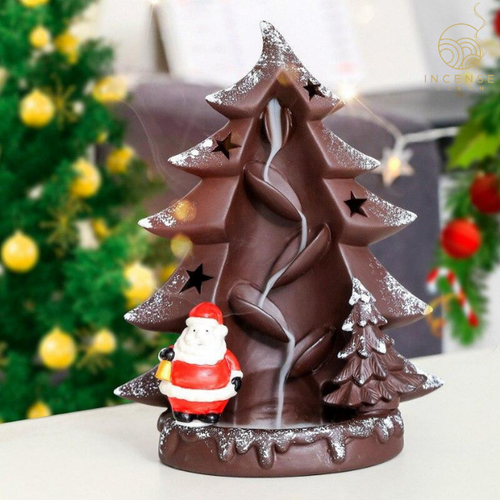 Load image into Gallery viewer, Christmas Tree Backflow Incense Burner by incenseocean
