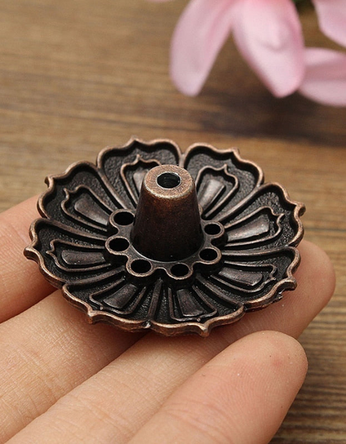 Load image into Gallery viewer, Mini Lotus Flower Incense Sticks Holder by incenseocean
