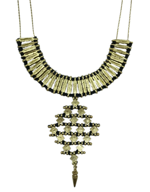 Load image into Gallery viewer, Nadu Temple Necklace by SLATE + SALT
