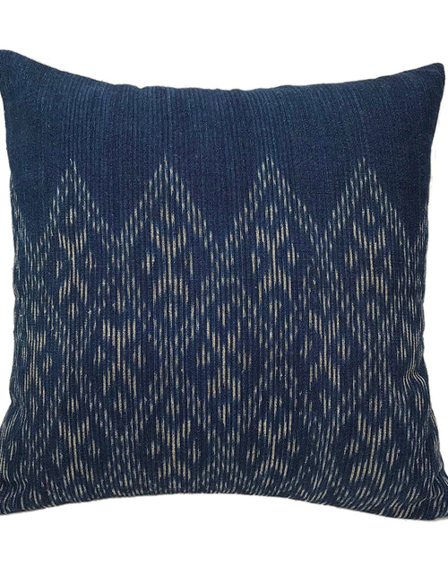 Load image into Gallery viewer, Indigo Diamond Pillow Cover by SLATE + SALT
