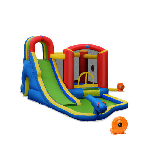 Load image into Gallery viewer, Inflatable Kid Bounce House Castle with Blower
