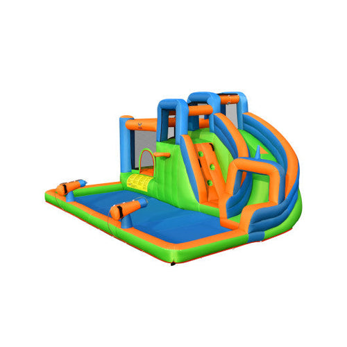 Load image into Gallery viewer, Inflatable Water Slide with Dual Climbing Walls and Blower Excluded

