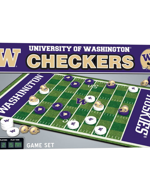 Load image into Gallery viewer, Washington Huskies Checkers Board Game by MasterPieces Puzzle Company INC
