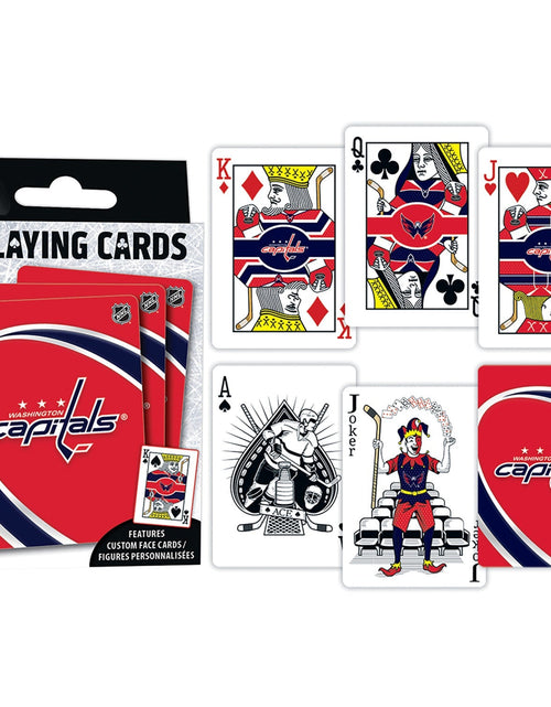 Load image into Gallery viewer, Washington Capitals Playing Cards - 54 Card Deck by MasterPieces Puzzle Company INC
