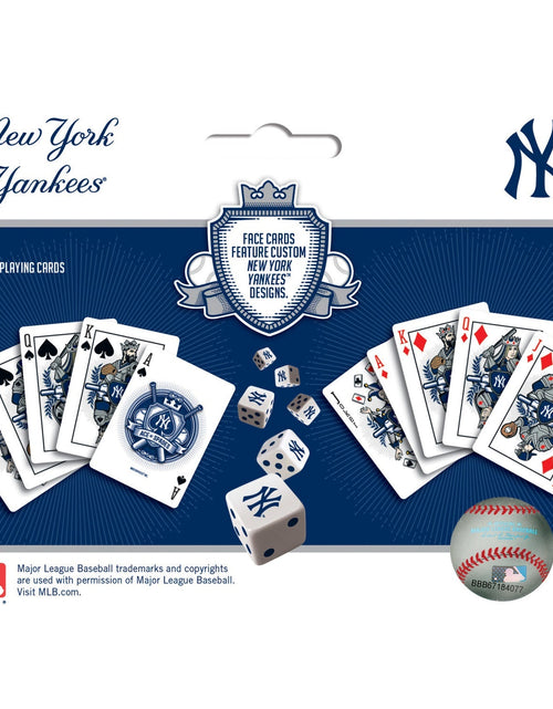 Load image into Gallery viewer, New York Yankees - 2-Pack Playing Cards &amp; Dice Set by MasterPieces Puzzle Company INC
