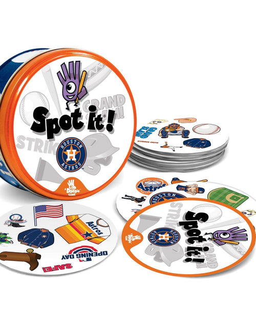 Load image into Gallery viewer, Houston Astros Spot It! Card Game by MasterPieces Puzzle Company INC
