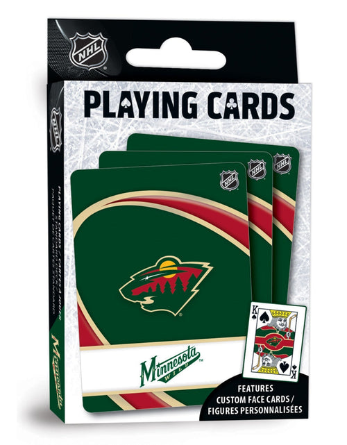 Load image into Gallery viewer, Minnesota Wild Playing Cards - 54 Card Deck by MasterPieces Puzzle Company INC
