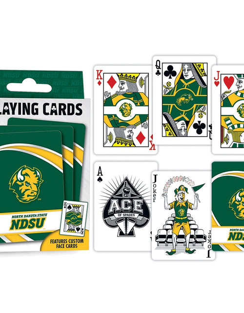Load image into Gallery viewer, North Dakota State Bison Playing Cards - 54 Card Deck by MasterPieces Puzzle Company INC
