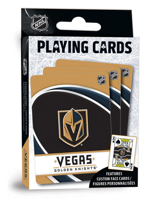 Load image into Gallery viewer, Las Vegas Golden Knights Playing Cards - 54 Card Deck by MasterPieces Puzzle Company INC
