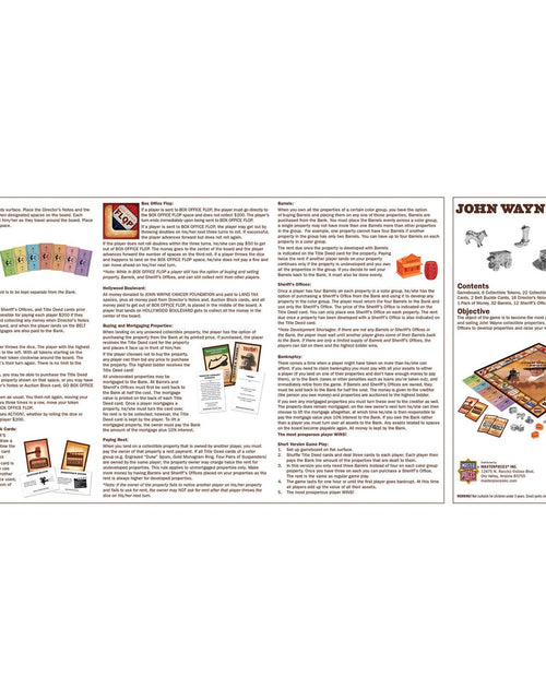 Load image into Gallery viewer, John Wayne Opoly by MasterPieces Puzzle Company INC
