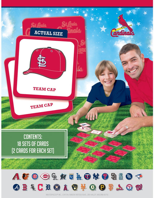 Load image into Gallery viewer, St. Louis Cardinals Matching Game by MasterPieces Puzzle Company INC
